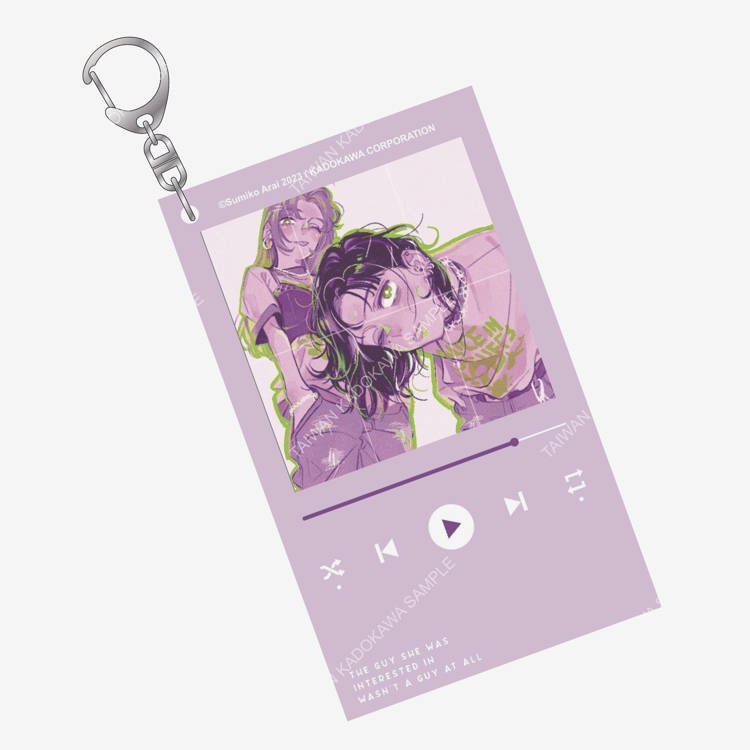 音樂專輯風壓克力鑰匙圈 A