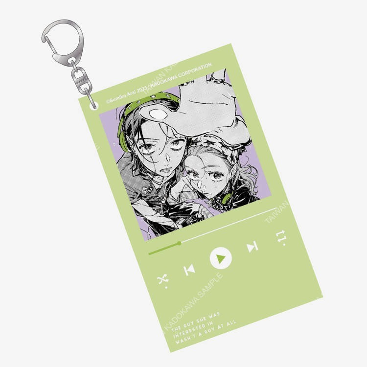 『書の屋』百合漫畫 附書套 周邊 我在意的對象並不是男人 1~3 特裝版 角川出版 新井すみこ GL-規格圖4