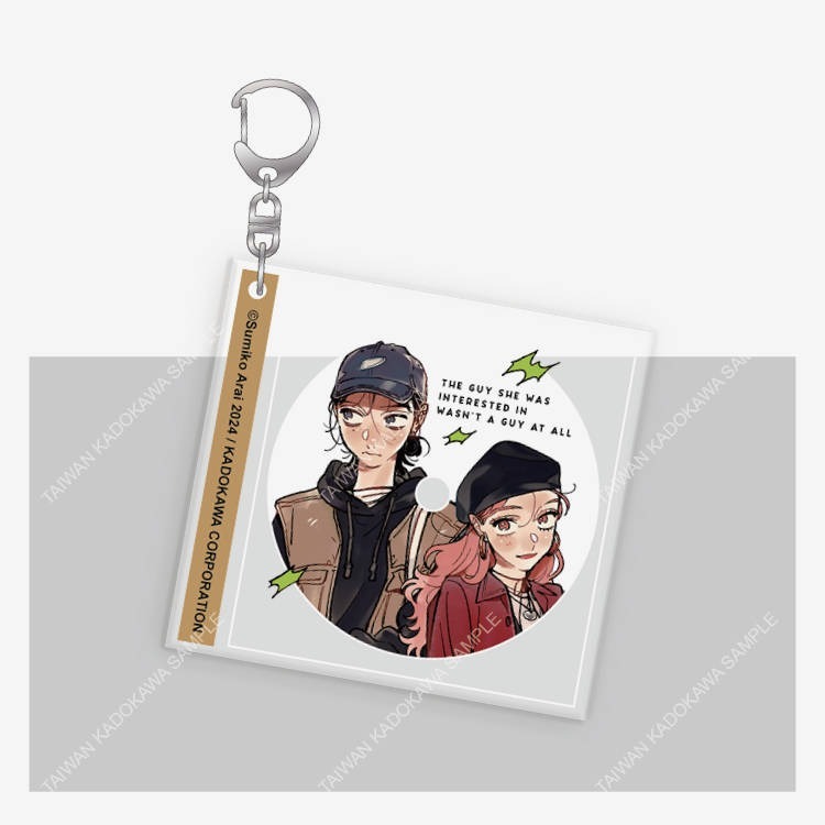 復古專輯封面風壓克力鑰匙圈 A