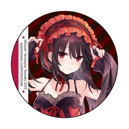 『書の屋』 周邊 DATE A LIVE 約會大作戰 狂三 角川出版 橘公司 つなこ 軟軟胸章 壓克力立牌 電競滑鼠墊-規格圖1