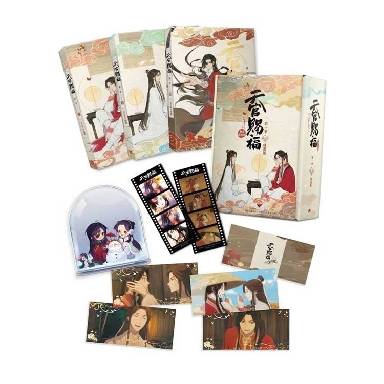 『書の屋』 BL小說 附書套 天官賜福 1~6 完 新版 套書 特裝版 平心出版 墨香銅臭 動畫抓幀書 網路限定贈品版-細節圖6