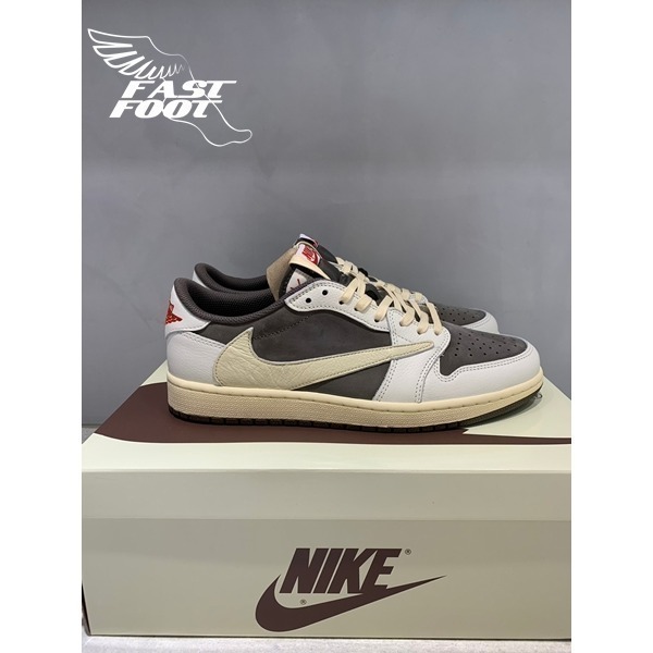 快腳🔎 Travis Scott  Air Jordan 1 Low OG 反轉摩卡倒鉤 倒勾 DM7866-162-細節圖3