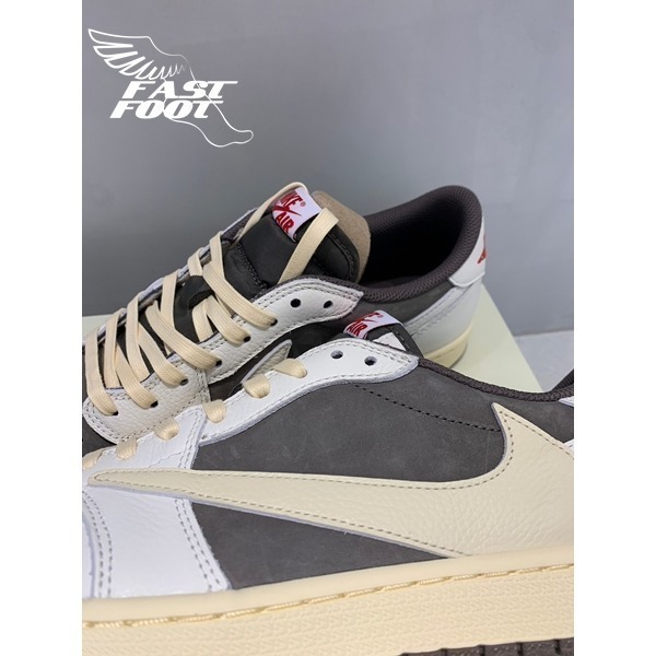 快腳🔎 Travis Scott  Air Jordan 1 Low OG 反轉摩卡倒鉤 倒勾 DM7866-162-細節圖6