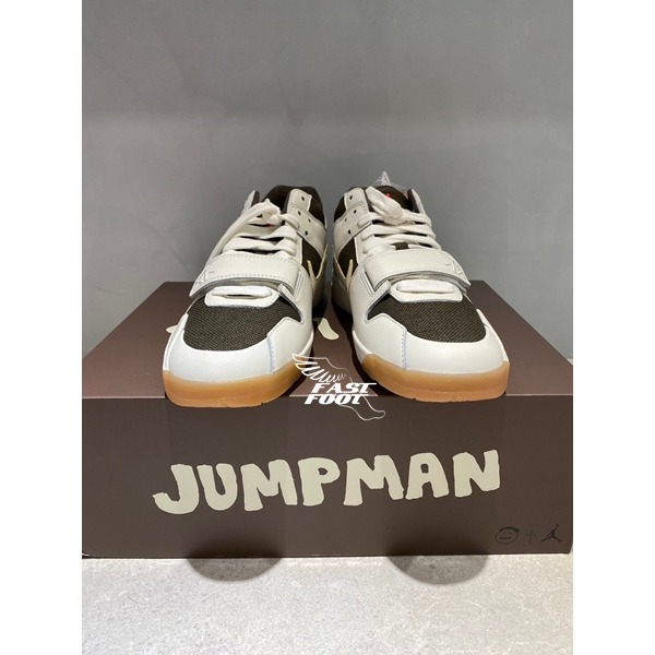快腳🔎 Nike Travis Scott Jumpman Jack TR 摩卡倒勾 FZ8117-100-細節圖2