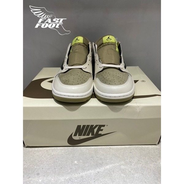 快腳🔎 Travis Scott x Air Jordan 1 golf  高爾夫倒鉤  倒勾  FZ3124-200-細節圖2