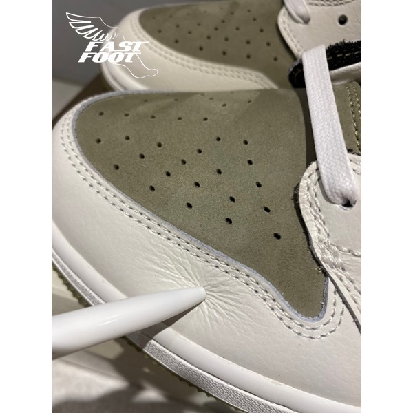 快腳🔎 Travis Scott x Air Jordan 1 golf  高爾夫倒鉤  倒勾  FZ3124-200-細節圖5