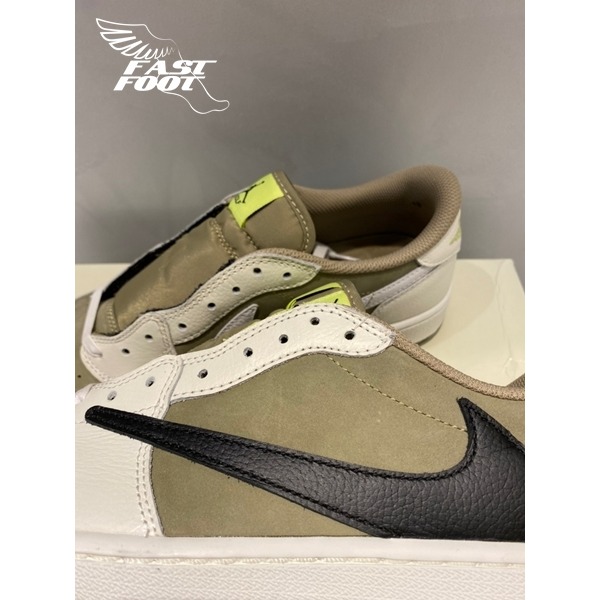 快腳🔎 Travis Scott x Air Jordan 1 golf  高爾夫倒鉤  倒勾  FZ3124-200-細節圖6