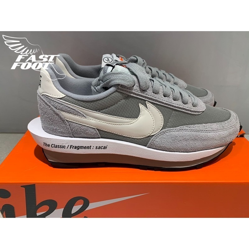 快腳🔎 Fragment Design x Sacai x Nike Waffle 灰白 聯名 DH2684-001-細節圖3