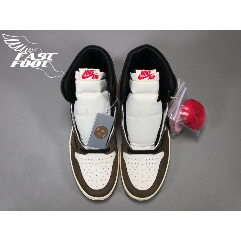 快腳🔎 Travis Scott x AJ1 Retro High OG 咖啡 摩卡高筒倒鉤 CD4487-100-細節圖2