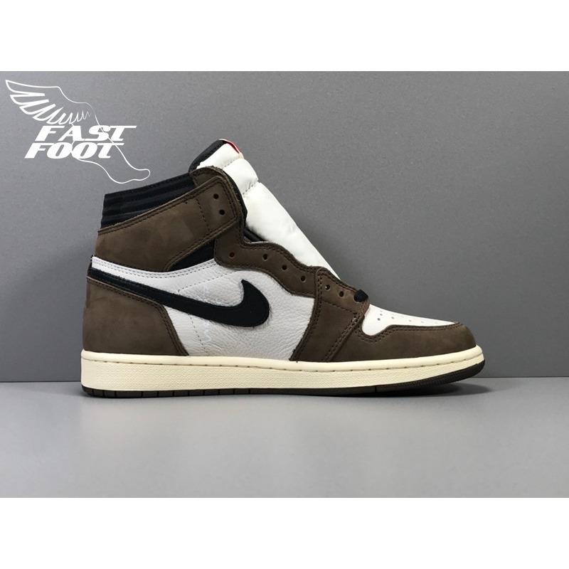 快腳🔎 Travis Scott x AJ1 Retro High OG 咖啡 摩卡高筒倒鉤 CD4487-100-細節圖3