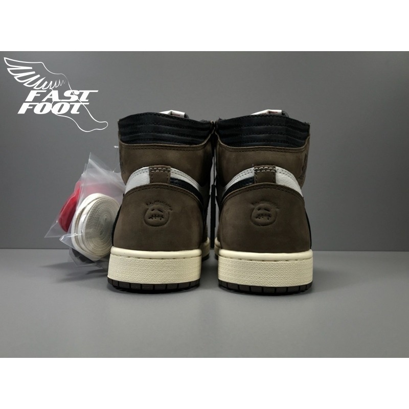 快腳🔎 Travis Scott x AJ1 Retro High OG 咖啡 摩卡高筒倒鉤 CD4487-100-細節圖9