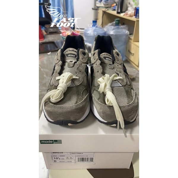 快腳🔎 NEW BALANCE x JJJJound M992J2 992 慢跑鞋 灰/綠-細節圖2