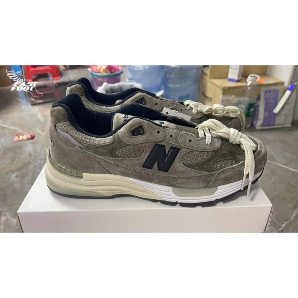 快腳🔎 NEW BALANCE x JJJJound M992J2 992 慢跑鞋 灰/綠-細節圖3