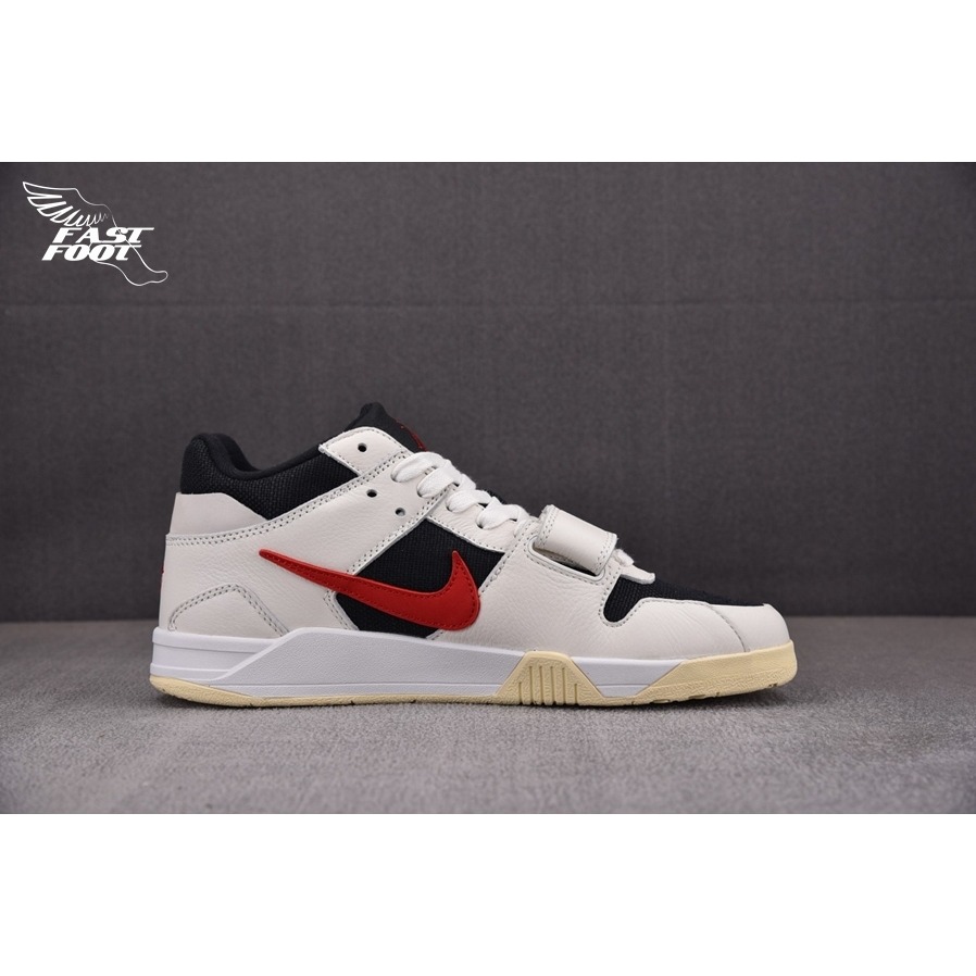 快腳🔎 Travis Scott x Jordan Jumpman 倒鉤 紅白 FZ8117-101-細節圖2