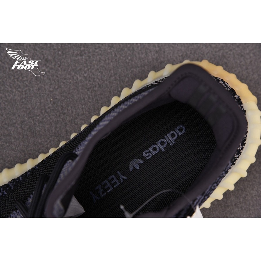 快腳🔎 Yeezy Boost 350 V2 Carbon FZ5000 黑芝麻 拼接 黑灰-細節圖6