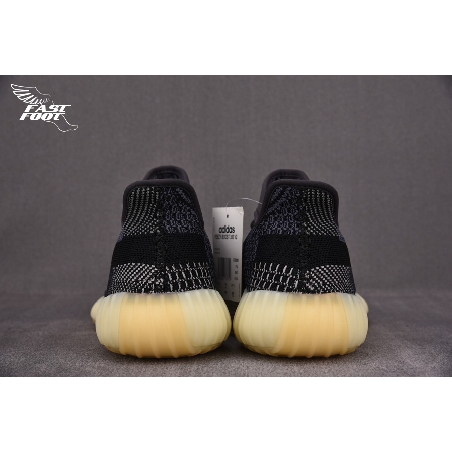 快腳🔎 Yeezy Boost 350 V2 Carbon FZ5000 黑芝麻 拼接 黑灰-細節圖7