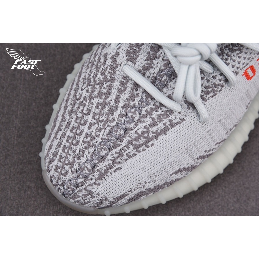 快腳🔎 Adidas 愛迪達 Yeezy Boost 350 V2 冰藍斑馬 淺藍 灰藍 章魚哥 肯爺 B37571-細節圖4