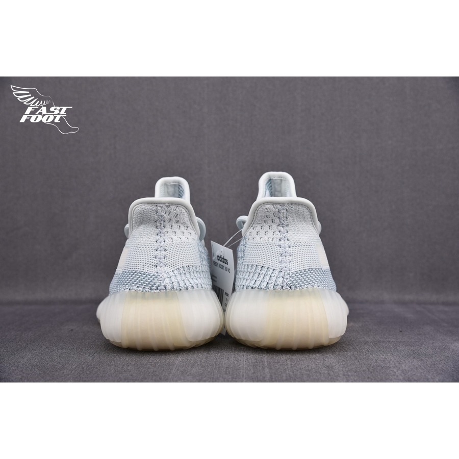 快腳🔎 Adidas Yeezy Boost 350 v2 “Cloud White” 雲白 冰藍 FW3043-細節圖6