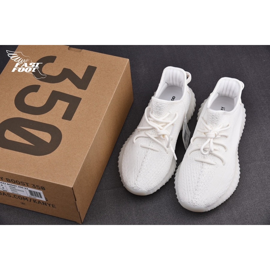 快腳🔎 Adidas Yeezy Boost 350 V2 Cream White 全白 CP9366-細節圖3