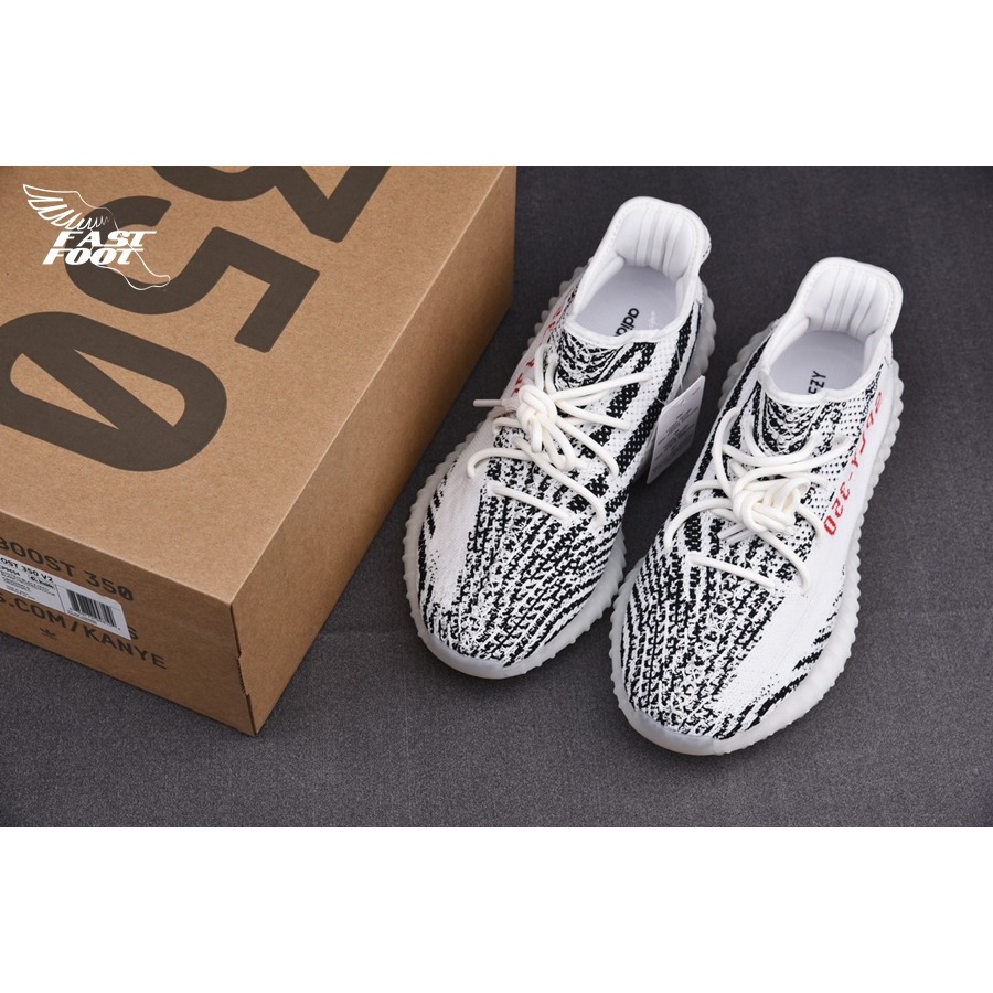 快腳🔎 Adidas Yeezy Boost 350 V2 Zebra 白斑馬 CP9654-細節圖3