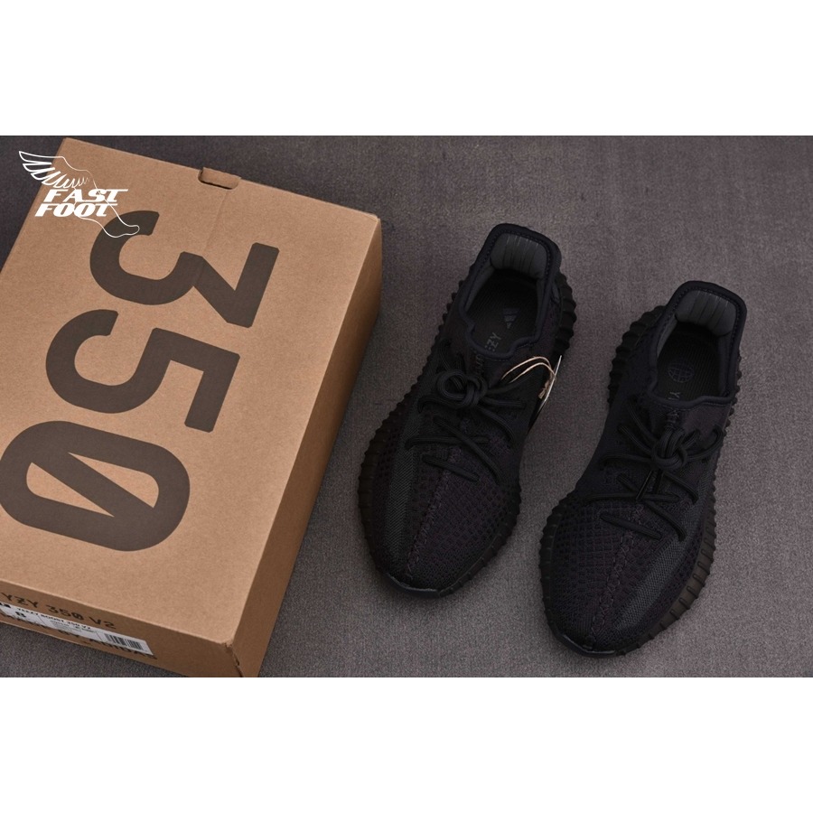 快腳🔎 Adidas Yeezy Boost 350 V2 Onyx 黑武士 全黑 黑魂 黑 HQ4540-細節圖3