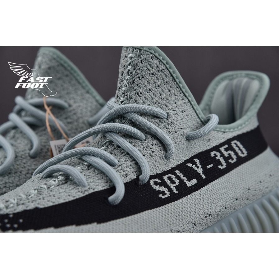 快腳🔎 Adidas Yeezy Boost 350 V2 Salt 海鹽 灰湖綠 椰子 HQ2060-細節圖5