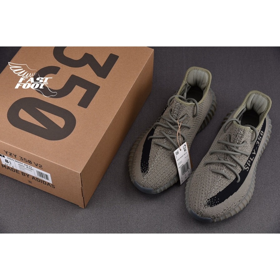 快腳🔎 ADIDAS YEEZY BOOST 350 V2 灰褐黑 編織鞋 HQ2059-細節圖3