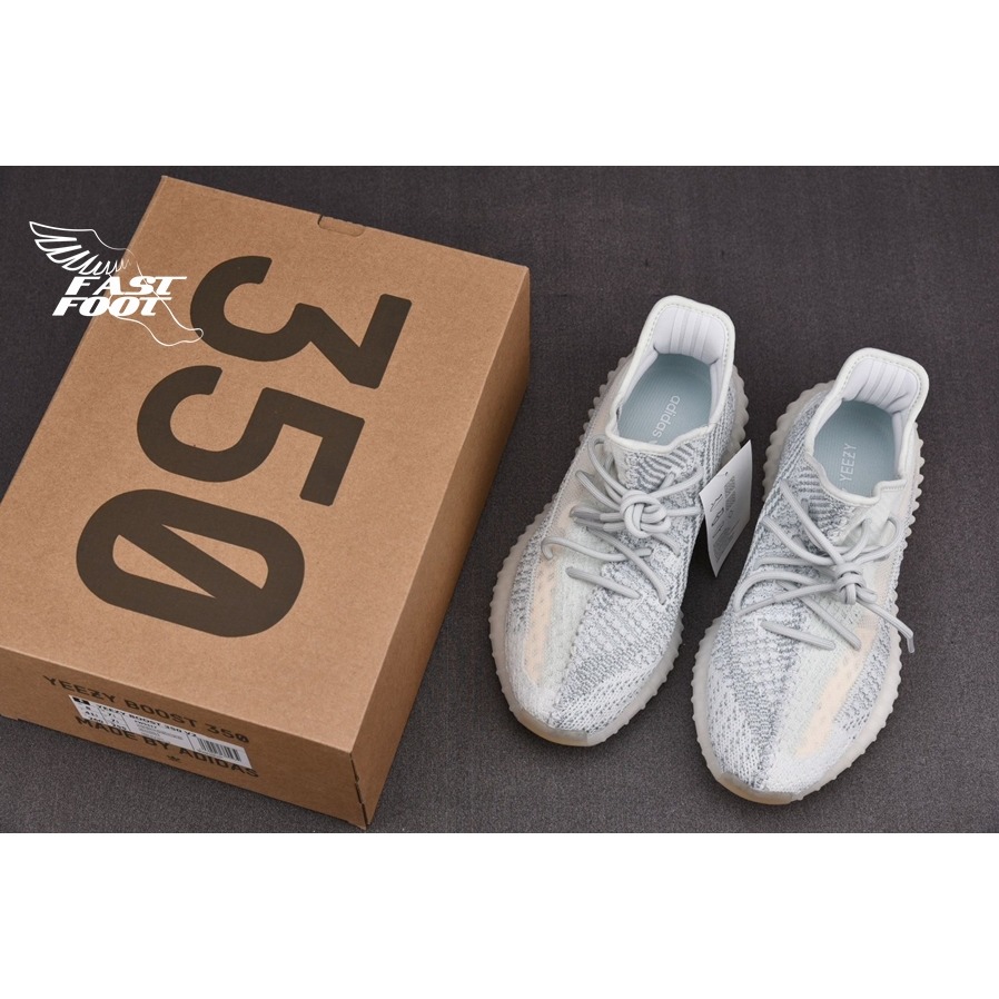 快腳🔎 Adidas Yeezy Boost 350 V2 ＇Cloud White＇ 雲白 冰藍 FW5317-細節圖3