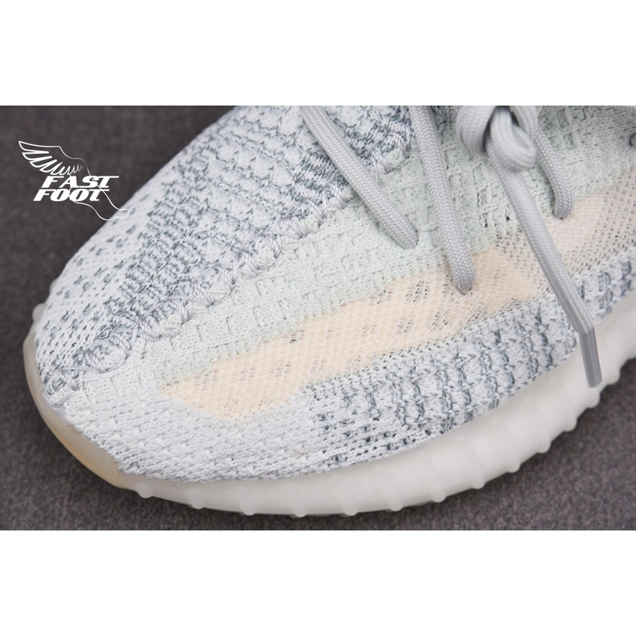 快腳🔎 Adidas Yeezy Boost 350 V2 ＇Cloud White＇ 雲白 冰藍 FW5317-細節圖4