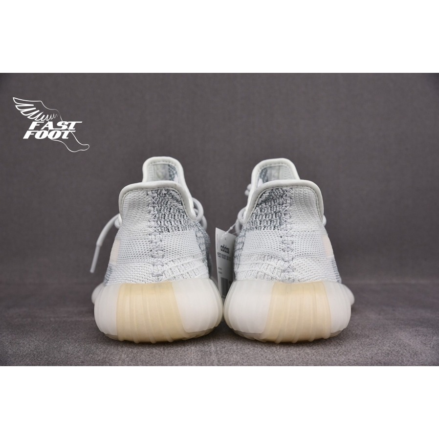 快腳🔎 Adidas Yeezy Boost 350 V2 ＇Cloud White＇ 雲白 冰藍 FW5317-細節圖6
