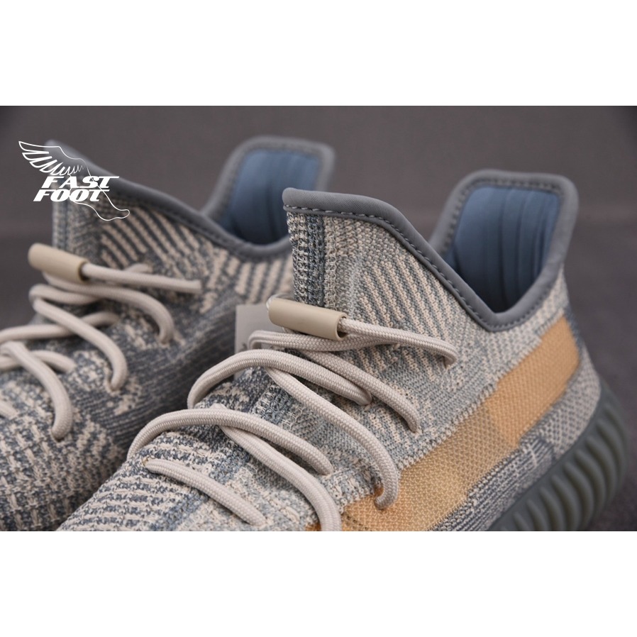 快腳🔎 Adidas Yeezy Boost 350 V2 Israfil 灰藍 黃橙 FZ5421-細節圖5