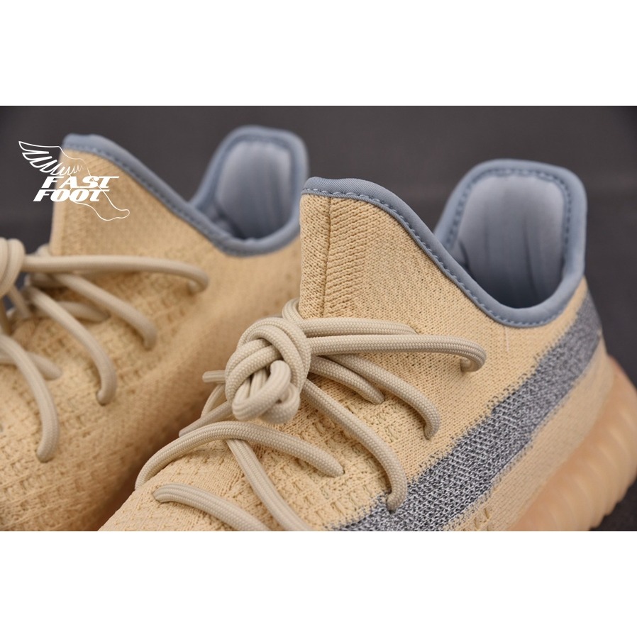 快腳🔎 Adidas Yeezy Boost 350 V2 Linen 麻布 奶茶 側邊 反光 FY5158-細節圖5