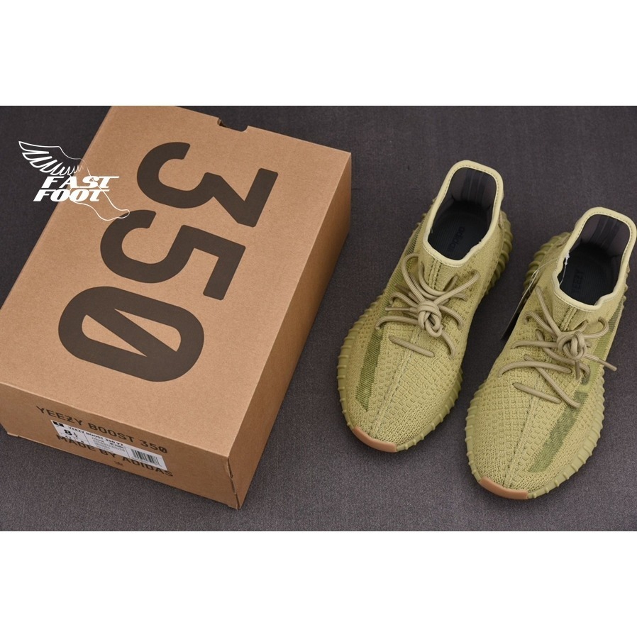 快腳🔎 Adidas Yeezy Boost 350 V2 Sulfur 抹茶 硫磺 官網限定 FY5346-細節圖3