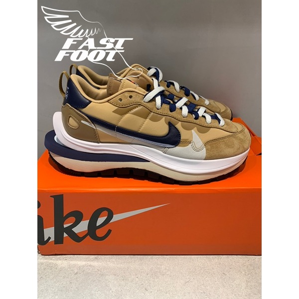 快腳🔎 Sacai xNike Vaporwaffle ＂Sesame＂ DD1875-200 奶茶 芝麻 卡其色-細節圖2