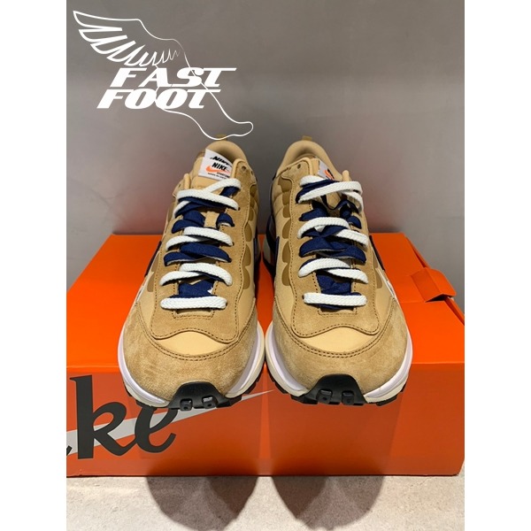 快腳🔎 Sacai xNike Vaporwaffle ＂Sesame＂ DD1875-200 奶茶 芝麻 卡其色-細節圖3