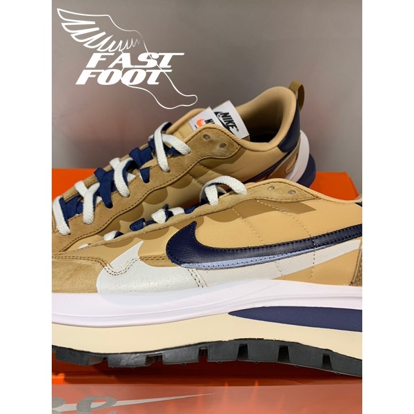 快腳🔎 Sacai xNike Vaporwaffle ＂Sesame＂ DD1875-200 奶茶 芝麻 卡其色-細節圖5