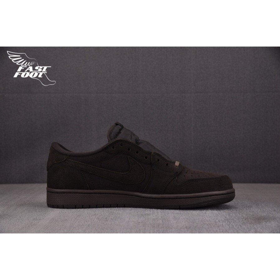 快腳🔎 TRAVIS SCOTT X AIR JORDAN 1 RETRO LOW 深棕 倒勾 DM7866-202-細節圖2