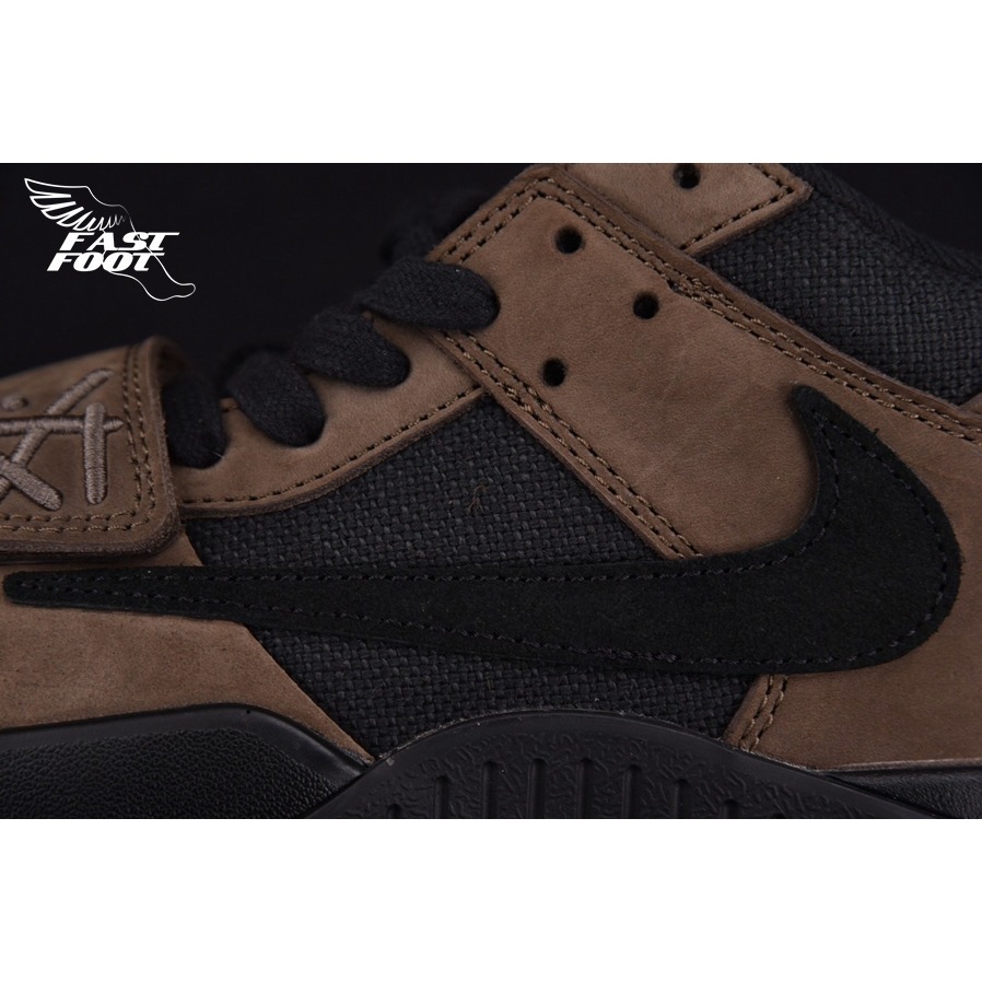 快腳🔎 Travis Scott x Jordan Jumpman Jack 黑摩卡 倒鉤 FZ8117-204-細節圖6