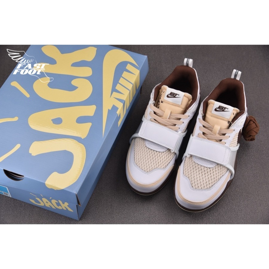 快腳🔎 Travis Scott x Nike Zoom Field Jaxx 聯名 巧克力  HQ3073-100-細節圖3