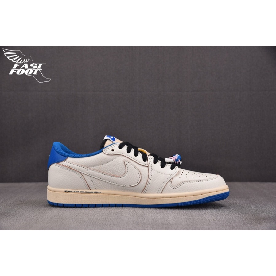 快腳🔎 Travis Scott  Air Jordan 1 Low OG 白藍 倒鉤 DM7866-104-細節圖2