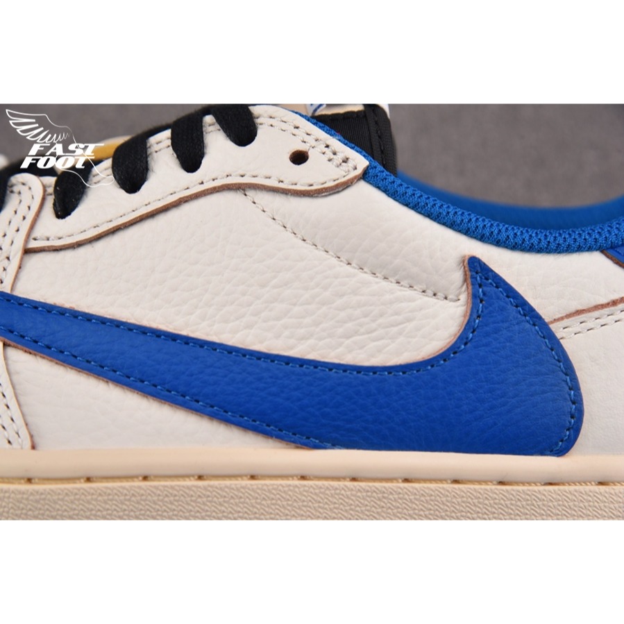 快腳🔎 Travis Scott  Air Jordan 1 Low OG 白藍 倒鉤 DM7866-104-細節圖5
