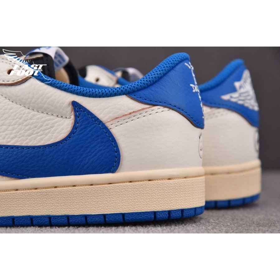 快腳🔎 Travis Scott  Air Jordan 1 Low OG 白藍 倒鉤 DM7866-104-細節圖6