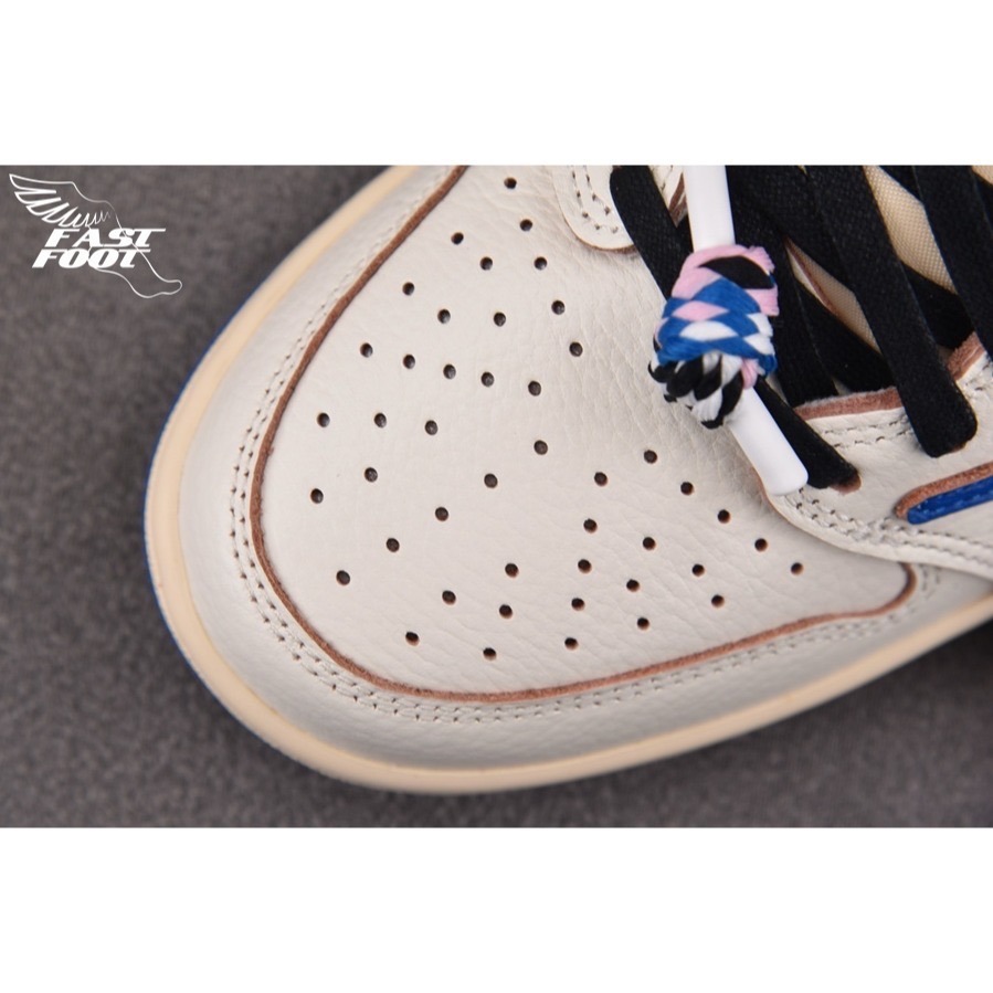 快腳🔎 Travis Scott  Air Jordan 1 Low OG 白藍 倒鉤 DM7866-104-細節圖4