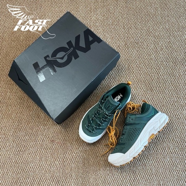 快腳🔎 Hoka One Tor Ultra Low GTX Gore-Tex 白綠黃 防水 1130310-MVW-細節圖3