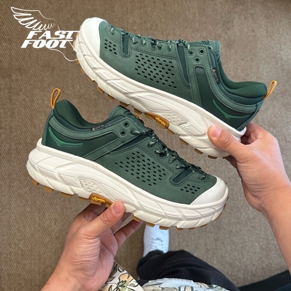 快腳🔎 Hoka One Tor Ultra Low GTX Gore-Tex 白綠黃 防水 1130310-MVW-細節圖4