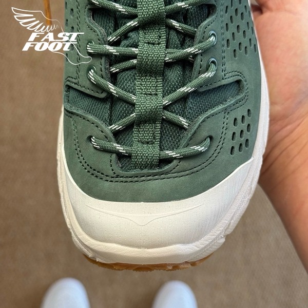 快腳🔎 Hoka One Tor Ultra Low GTX Gore-Tex 白綠黃 防水 1130310-MVW-細節圖5