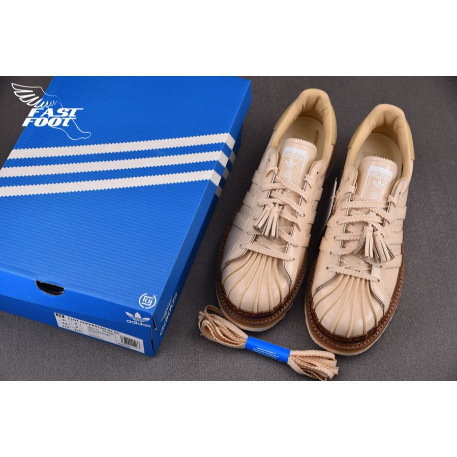 快腳🔎 CLOT x Adidas Superstar By Edison Chen Tan JQ6117 奶茶色-細節圖3