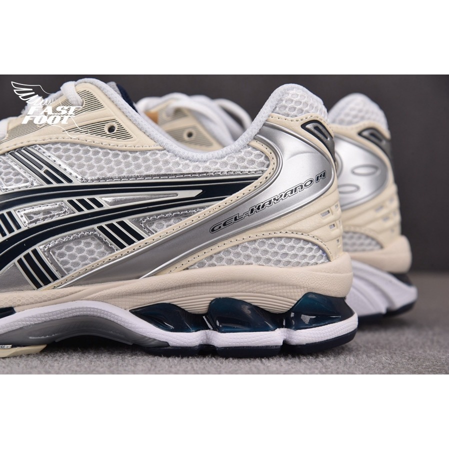 快腳🔎 ASICS Gel-Kayano 14 1202A056-109 午夜藍 奶油白 銀白-細節圖9
