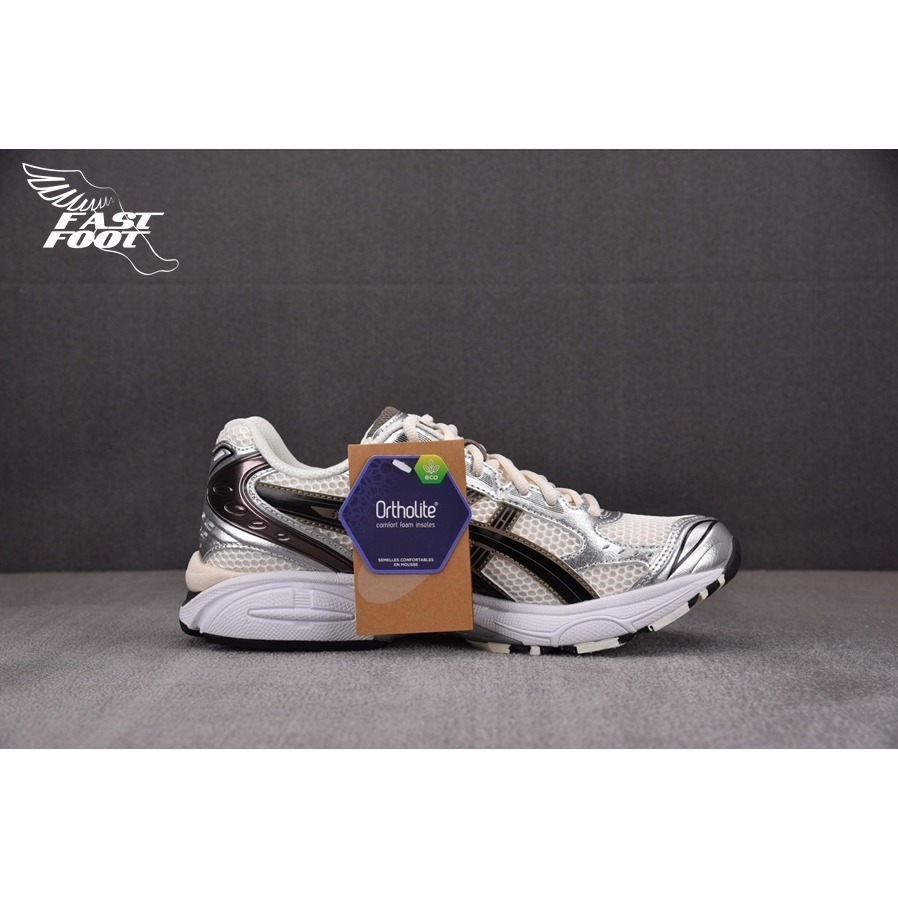 快腳🔎 Asics Gel-Kayano 14 跑步鞋 男女 奶油銀黑 1201A019-108-細節圖2