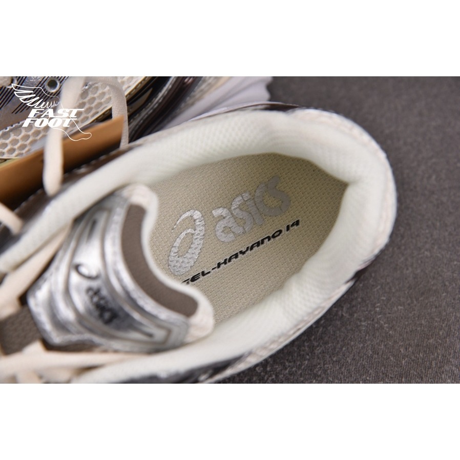 快腳🔎 Asics Gel-Kayano 14 跑步鞋 男女 奶油銀黑 1201A019-108-細節圖9